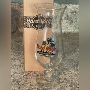 Hard Rock Hurricane Cocktail Las Vegas glass